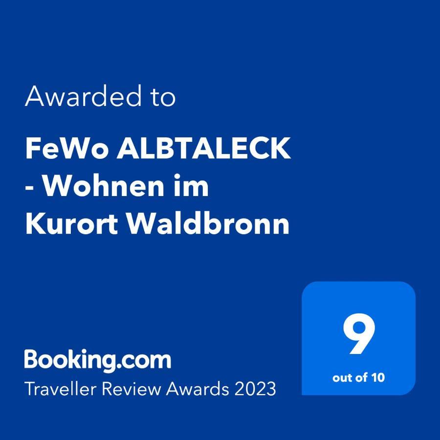 Fewo Albtaleck - Wohnen Im Kurort Вальдброн Экстерьер фото